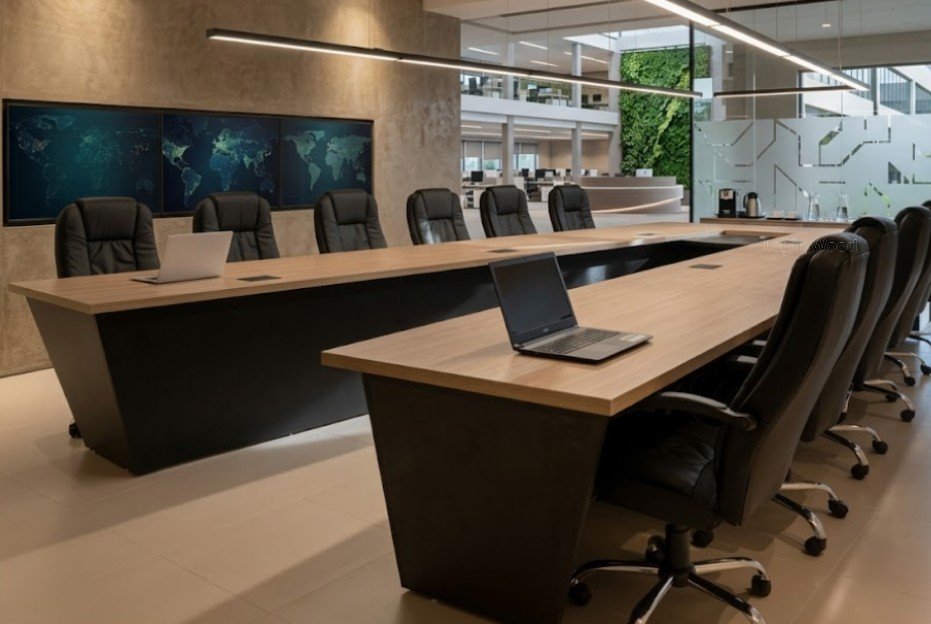 Matte Black Statement Table