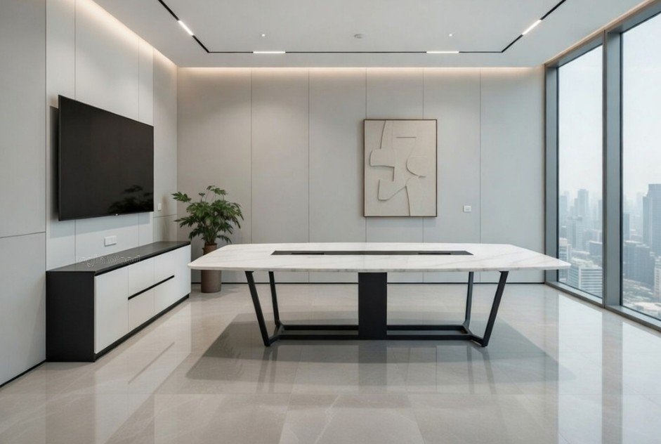Oak Veneer Open Boardroom