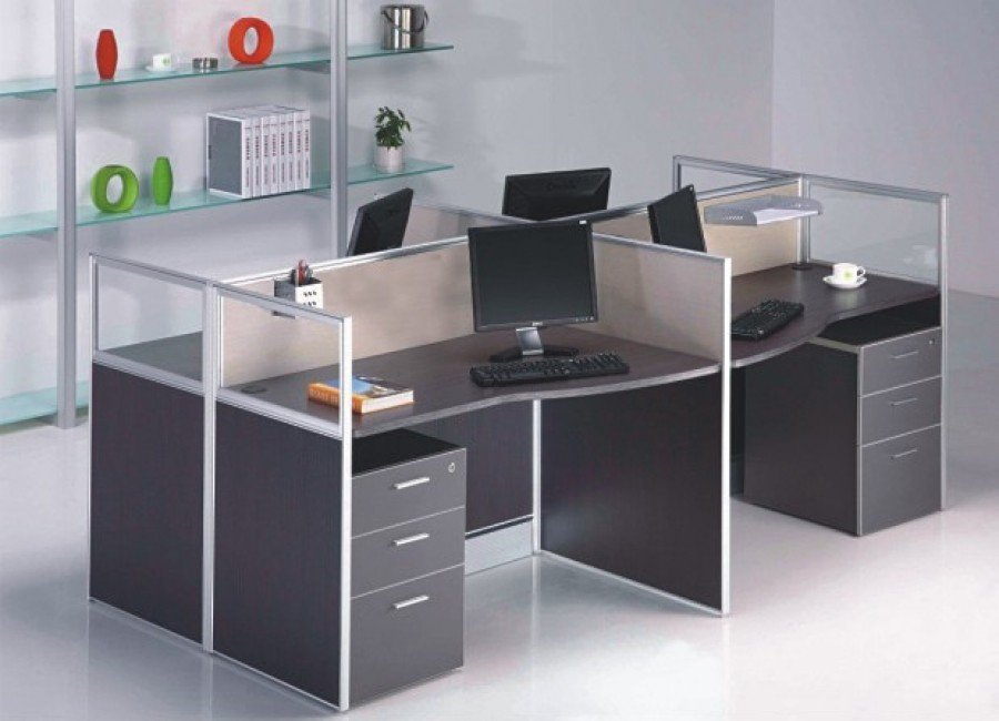 Modular Workstation Design  LW 4 Home Office Furniture 