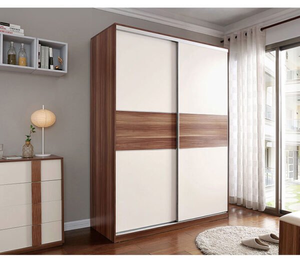 2 Door Sliding Wardrobe Matt Finish | Office Furniture Manufacturer in Pune