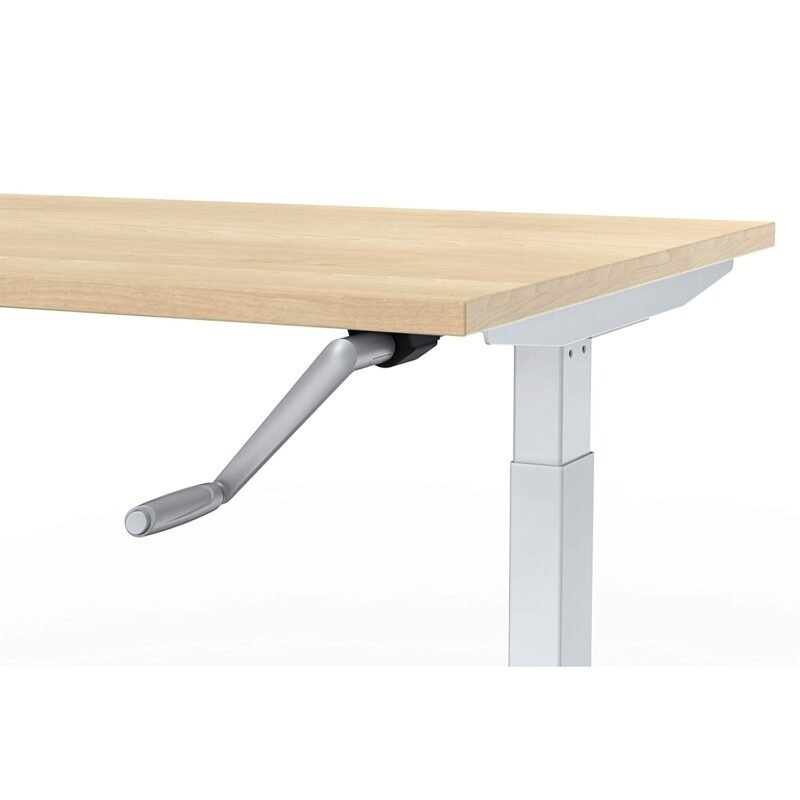 Height Adjustable Office Table (Manual) - Login Wood