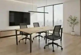 6 Seater Sintered Stone Top Executive Conference Table